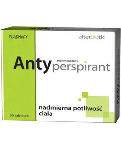  Pot Stop Antyperspirant suplement diety - 30 tabl. - cena, opinie, składniki - Apteka internetowa Melissa  