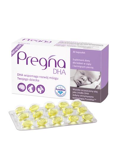 PREGNA DHA - 30 kaps. - rozwój mózgu dziecka - cena, opinie, wskazania - Apteka internetowa Melissa