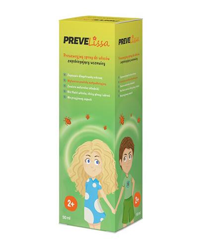  PreveLissa Prewencyjny spray do włosów zapobiegający wszawicy - 50 ml - cena, opinie, właściwości - Apteka internetowa Melissa  