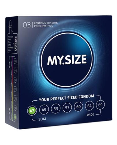  Prezerwatywy MY.SIZE 47 mm - 3 szt. - cena, opinie, właściwości - Apteka internetowa Melissa  