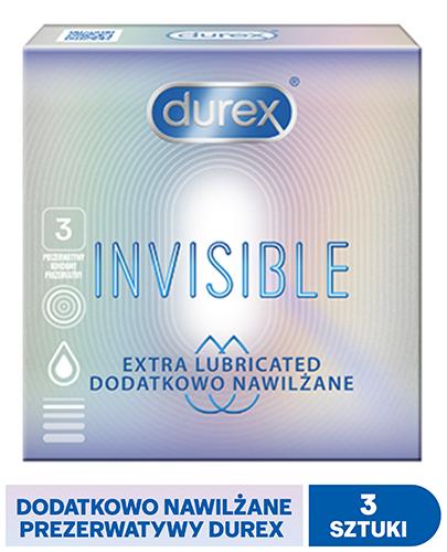 DUREX INVISIBLE Prezerwatywy dodatkowo nawilżane - 3 szt. - Apteka internetowa Melissa