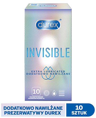 DUREX INVISIBLE Prezerwatywy dodatkowo nawilżane - 10 szt. - Apteka internetowa Melissa