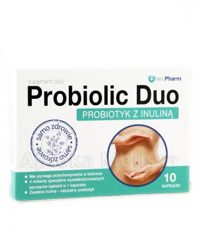  PROBIOLIC DUO Probiotyk z inuliną - 10 kaps. - Apteka internetowa Melissa  