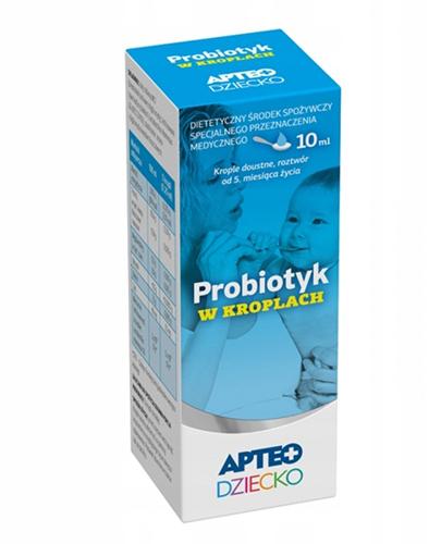  Apteo Probiotyk w kroplach dla dzieci - 10 ml - cena, właściwości, opinie - Apteka internetowa Melissa  