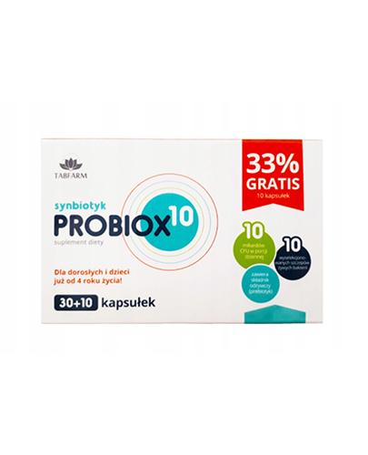  Probiox 10 - 40 kaps. Odbudowa flory bakteryjnej jelit - cena, opinie, stosowanie - Apteka internetowa Melissa  