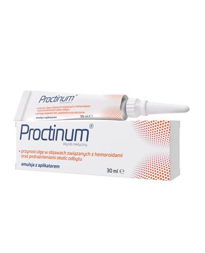  Proctinum Emulsja - 30 ml Na hemoroidy - cena, opinie, właściwości  - Apteka internetowa Melissa  
