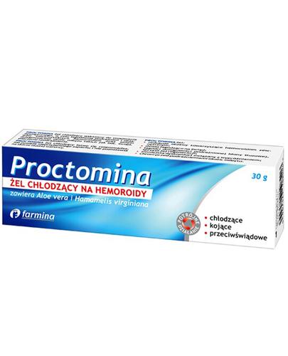 PROCTOMINA Żel chłodzący na hemoroidy - 30 g