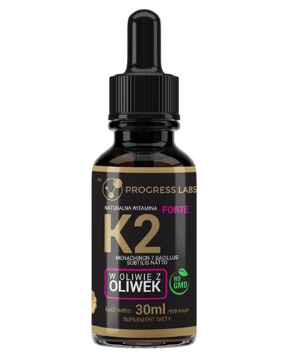 Progress Labs Naturalna Witamina K2 Forte - 30 ml - cena, opinie, właściwości - Apteka internetowa Melissa