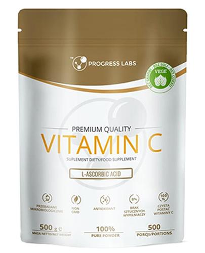  Progress Labs Vitamin C - 500 g - cena, opinie, stosowanie - Apteka internetowa Melissa  