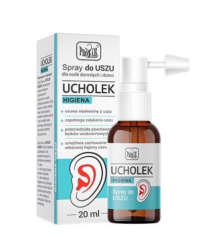  Prolab Ucholek Higiena Spray do uszu dla osób dorosłych i dzieci, 20 ml - Apteka internetowa Melissa  