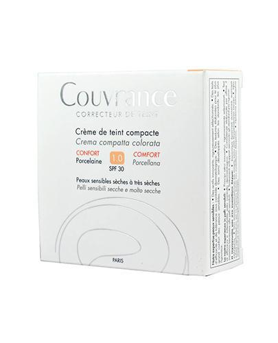 AVENE COUVRANCE COMFORT SPF30 Kremowy podkład w kompakcie 01 porcelanowy - 10 g Data ważności 2021.09.30 - Apteka internetowa Melissa
