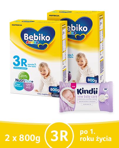 BEBIKO 3R JUNIOR Mleko modyfikowane następne dla niemowląt - 2 x 800 g + PREZENT Kubek niekapek - Apteka internetowa Melissa