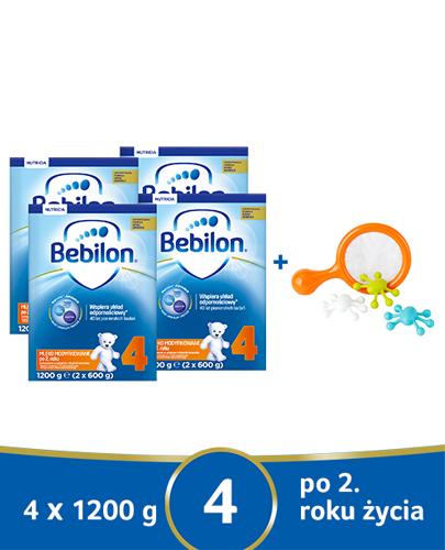 BEBILON 4 JUNIOR Z PRONUTRA+ Mleko modyfikowane w proszku - 4x1200 g + Akademia Czuczu 2-3 lata - Apteka internetowa Melissa