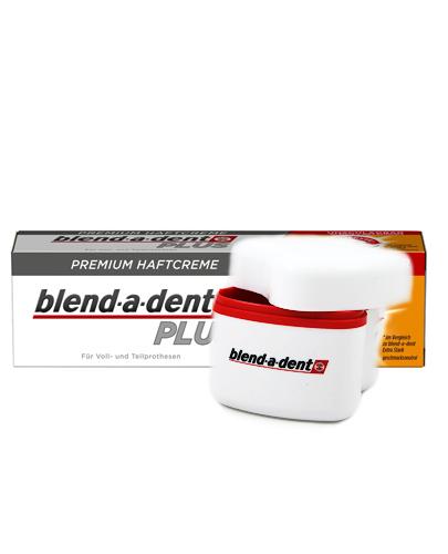 BLEND-A-DENT PLUS DUAL POWER Klej do protez - 40 g + Szczoteczka do czyszczenia protez - 1 szt. - Apteka internetowa Melissa