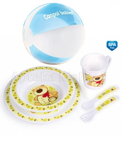 CANPOL Plastikowy zestaw stołowy 4/401 - 1 szt. + Piłka GRATIS ! - Apteka internetowa Melissa
