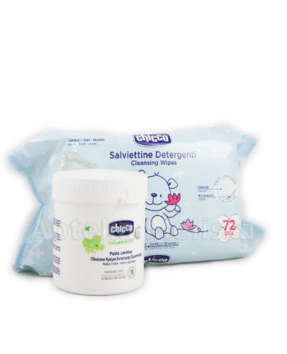 CHICCO Krem łagodzący na odparzenia do pupy - 200 ml + Chusteczki - Apteka internetowa Melissa