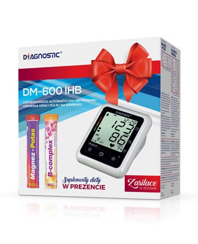 DIAGNOSTIC DM-600 IHB Ciśnieniomierz naramienny z zasilaczem sieciowym - 1 szt. + Suplementy diety w prezencie - Apteka internetowa Melissa