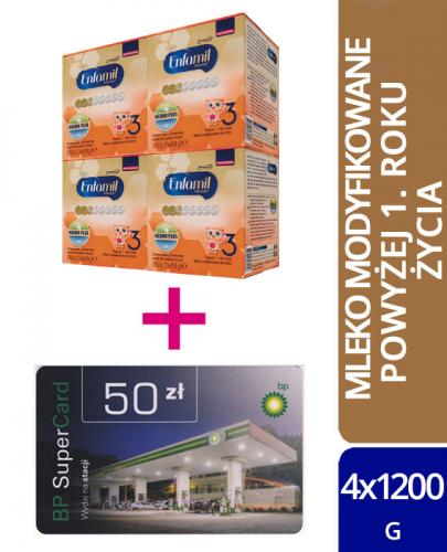 ENFAMIL 3 PREMIUM powyżej 1 roku Mleko modyfikowane - 4x1200 g + CLEANIC KINDII NEW BABY CARE Chusteczki - 60 szt. - Apteka internetowa Melissa