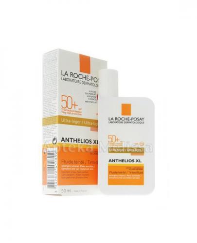 LA ROCHE-POSAY ANTHELIOS XL Ultralekki fluid barwiący do twarzy SPF50+ - 50 ml + LA ROCHE ANTHELIOS XL mini-produkt 15x3 ml GRATIS ! - Apteka internetowa Melissa