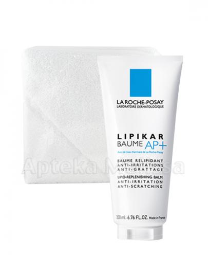 LA ROCHE-POSAY LIPIKAR BAUME AP+ Balsam uzupełniający poziom lipidów - 200 ml + Ręcznik - Apteka internetowa Melissa