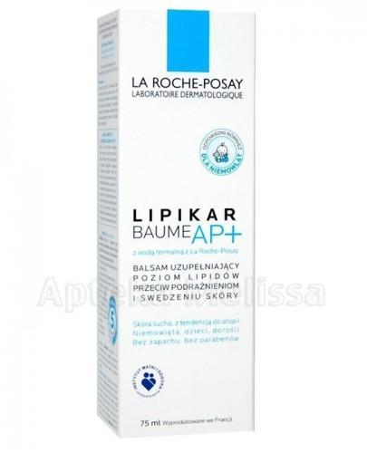 LA ROCHE-POSAY LIPIKAR BAUME AP+ Balsam uzupełniający poziom lipidów - 75 ml + LA ROCHE-POSAY LIPIKAR SYNDET AP+ krem myjący uzupełniający poziom lipidów - 100 ml - Apteka internetowa Melissa