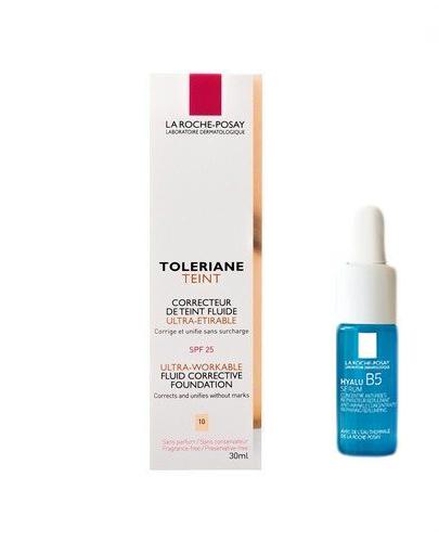 LA ROCHE-POSAY TOLERIANE TEINT Podkład korygujący odcień 10 - 30ml + Hyalu B5 Serum - 10 ml - Apteka internetowa Melissa