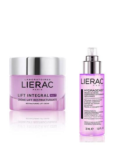 LIERAC LIFT INTEGRAL Restrukturyzujący krem na noc - 50 ml + LIERAC HYDRAGENIST mgiełka - 30 ml - Apteka internetowa Melissa