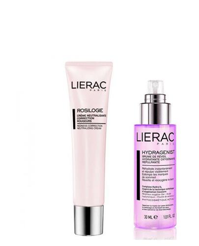 LIERAC ROSILOGIE Neutralizujący krem korygujący zaczerwienienia - 40 ml + LIERAC HYDRAGENIST mgiełka - 30 ml - Apteka internetowa Melissa
