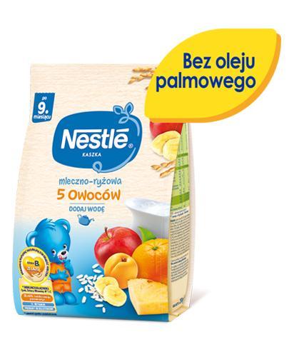 NESTLE Kaszka mleczno-ryżowa 5 owoców, po 9 miesiącu - 230 g + BOBO FRUT Sok pomidor, winogrona i marchew po 6 m-cu - 300 ml GRATIS ! - Apteka internetowa Melissa