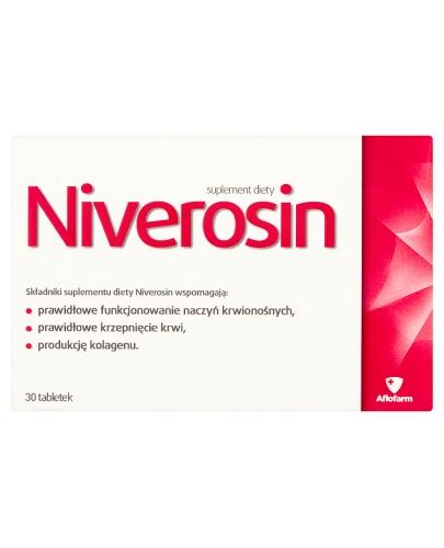 NIVEROSIN - 30 tabl + Próbka Niverosin Krem do skóry naczynkowej - 5 sasz. GRATIS ! - Apteka internetowa Melissa