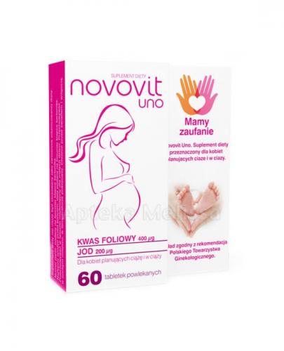 NOVOVIT UNO - 60 tabl. + Pomadka GRATIS ! - Apteka internetowa Melissa
