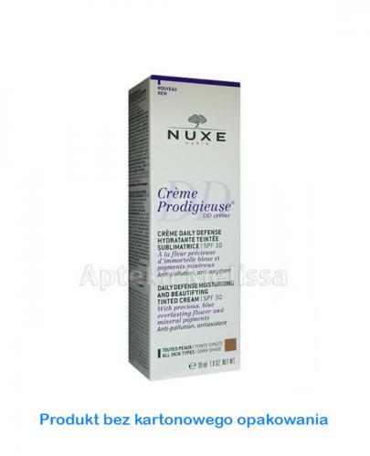NUXE CREME PRODIGIEUSE DD SPF30 odcień Dark Shade/Teninte Foncee 30ml karnacja ciemna Data ważności: 2017.11.30 - Apteka internetowa Melissa