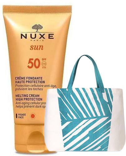 NUXE SUN Krem do opalania do twarzy SPF50 - 50 ml + Żel pod prysznic - 200 ml - Apteka internetowa Melissa