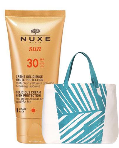 NUXE SUN Zachwycający krem do opalania twarzy i ciała SPF30 - 50 ml + Żel pod prysznic - 200 ml - Apteka internetowa Melissa
