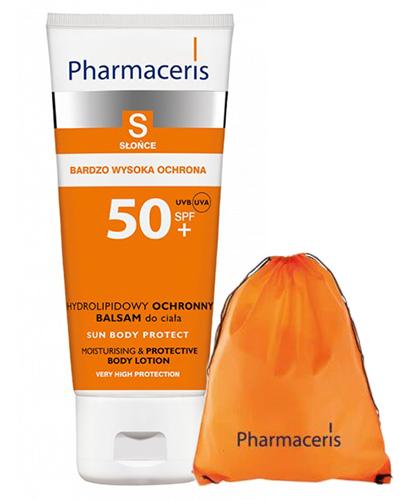 PHARMACERIS S SUN BODY PROTECT Hydrolipidowy ochronny balsam do ciała SPF50+ - 150 ml + Worek-plecak plażowy - Apteka internetowa Melissa