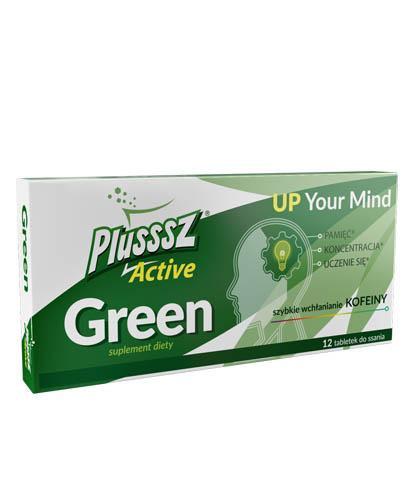 PLUSSSZ ACTIVE GREEN Pastylki do ssania - 12 szt. Data ważności: 2019.09.28 + PLUSSSZ KOBIETA Multiwitamina - 10 tabl. mus. - Apteka internetowa Melissa