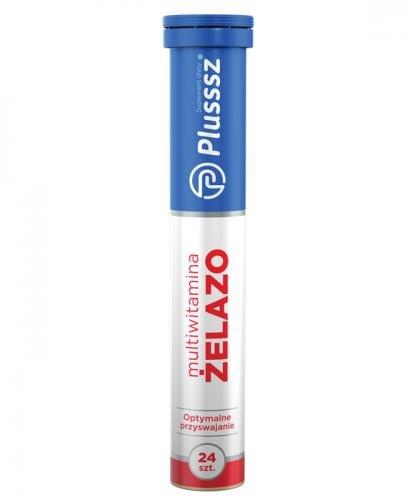 PLUSSSZ Multiwitamina + Żelazo - 24 tabl. + PLUSSSZ KOBIETA Multiwitamina - 10 tabl. mus. - Apteka internetowa Melissa