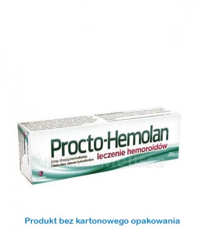 PROCTO-HEMOLAN Krem doodbytniczy - 20 g Bez kartonowego opakowania - Apteka internetowa Melissa