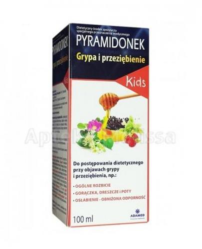 PYRAMIDONEK KIDS GRYPA I PRZEZIĘBIENIE - 100 ml Data ważności: 2017.11.30 - Apteka internetowa Melissa