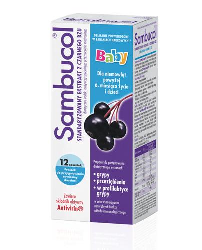 Sambucol Baby Standaryzowany ekstrakt z owoców czarnego bzu - Apteka internetowa Melissa
