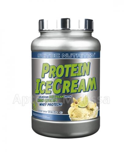 SCITEC PROTEIN ICE CREAM Smak waniliowo-limonkowy - 1250 g Data ważności:2018.07.31 - Apteka internetowa Melissa