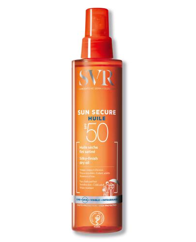 SVR SUN SECURE HUILE SECHE SPF50 Suchy olejek ochronny do ciała - 200 ml + Sun secure krem po opalaniu - 50 ml - Apteka internetowa Melissa