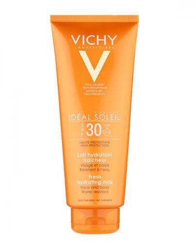 VICHY IDEAL SOLEIL Ochronne mleczko do twarzy i ciała SPF30 - 300 ml Data ważności 2021.06.30 - Apteka internetowa Melissa