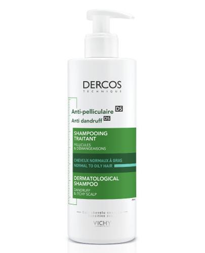 VICHY DERCOS Szampon przeciwłupieżowy do włosów normalnych i przetłuszczających się - 390ml - Apteka internetowa Melissa