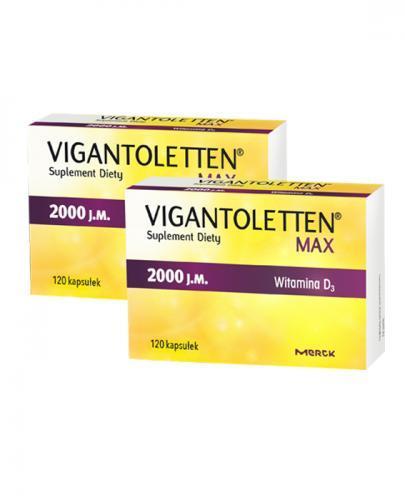 VIGANTOLETTEN MAX 2000 j.m. - 2 x 120 kaps. + Bidon + ręcznik - Apteka internetowa Melissa