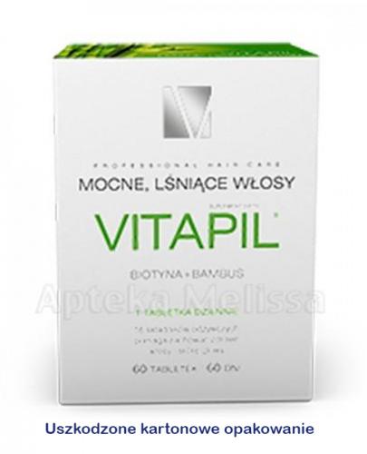 VITAPIL Z BIOTYNĄ + BAMBUS - 60 tabl. + VITAPIL Profesjonalny lotion - 4 ml GRATIS - Apteka internetowa Melissa