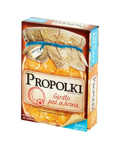 PROPOLKI bez cukru o smaku cytrynowym - 16 past. - Drogeria Melissa