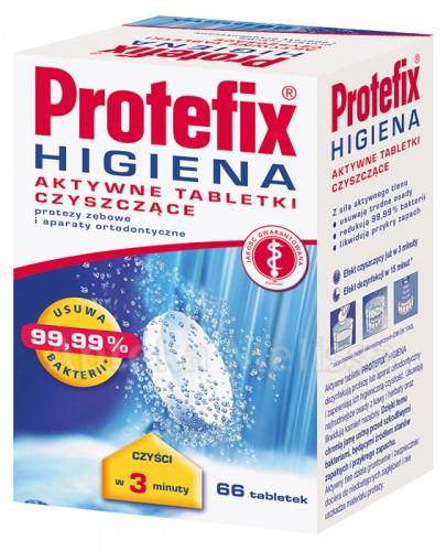 PROTEFIX HIGIENA Aktywne tabletki czyszczące protezę - 66 tabl. - Apteka internetowa Melissa
