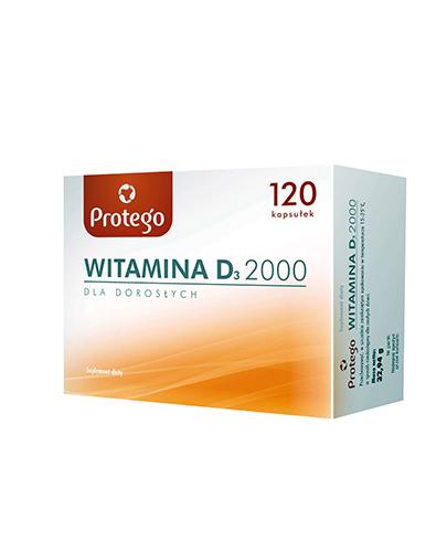 Protego Witamina D3 2000 - 120 kaps. - cena, opinie, właściwości