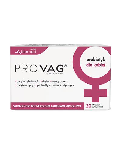  PROVAG Probiotyk ginekologiczny, 20 kapsułek - Apteka internetowa Melissa  